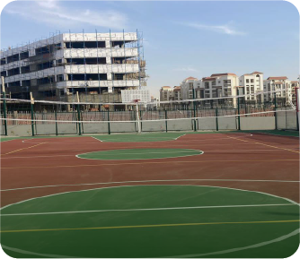Volleyball courts Cadmus school